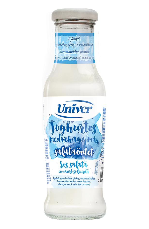 Joghurtos medvehagymás salátaöntet