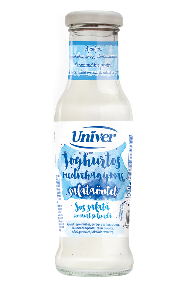 Joghurtos medvehagymás salátaöntet 