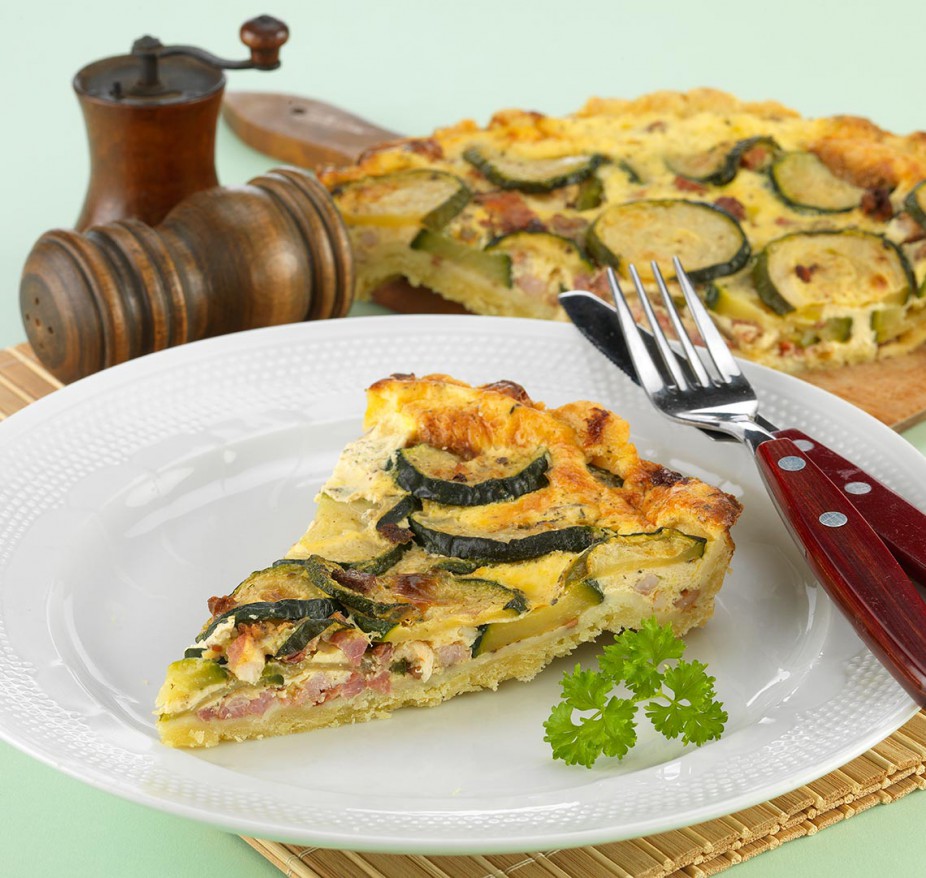 Пирог с цуккини (киш)